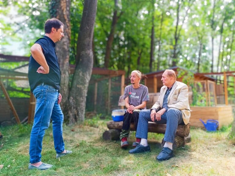 Attersee & Tierpfleger Kofler & ÖTV -Geschäftsführer Hargaßner ©OeTV