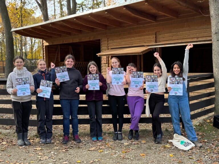 Camp Tierschutz Zertifikatsvergabe© Österreichischer Tierschutzverein