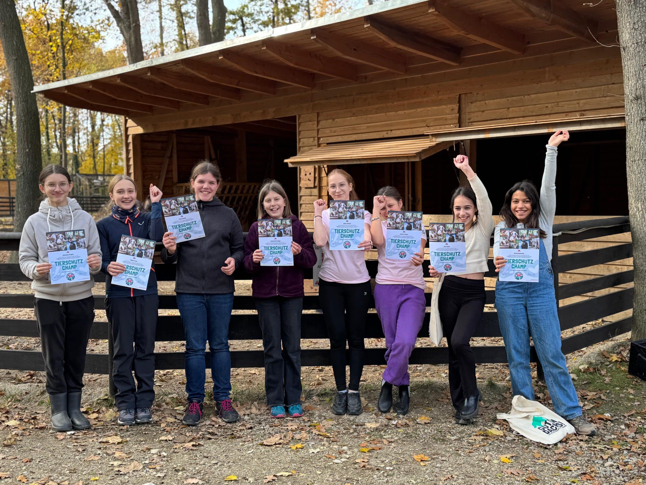 Camp Tierschutz Zertifikatsvergabe© Österreichischer Tierschutzverein