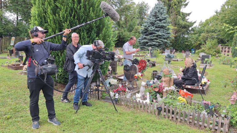 Dreharbeiten Tierfriedhof Waldesruh © Österreichischer Tierschutzverein