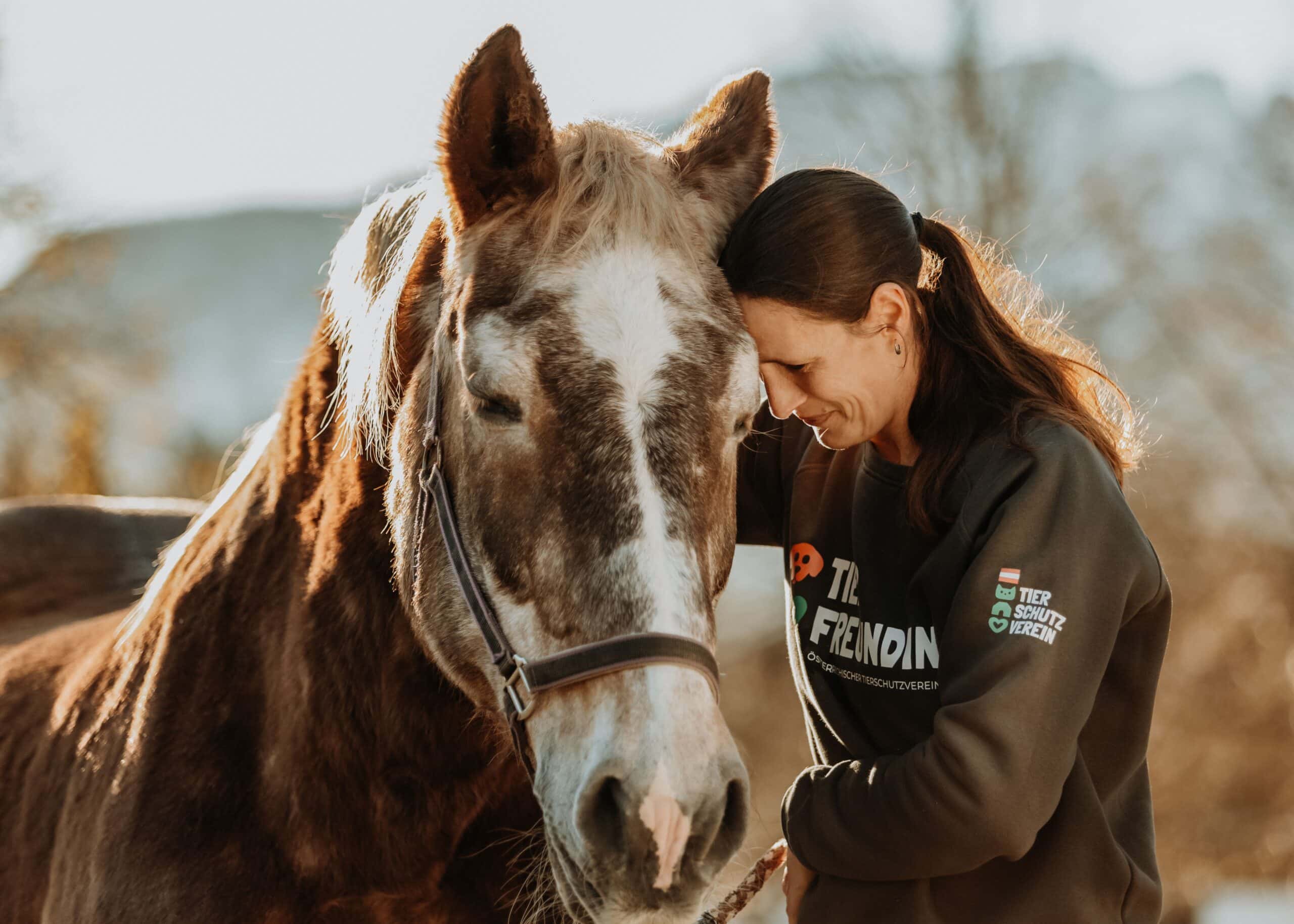 Nicole Mayrhofer, Leiterin der Pferdeklappe in Reutte © Lisa Immler/Österreichischer Tierschutzverein